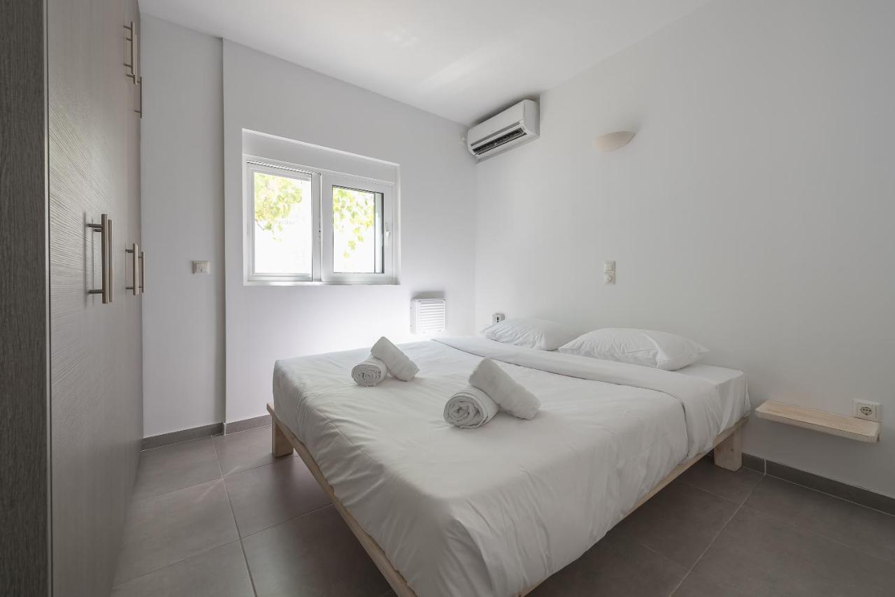 Villa Luna Private Heated Hydro Pool Bbq Beach 4Min Agia Marina Mikrolimanou Bagian luar foto