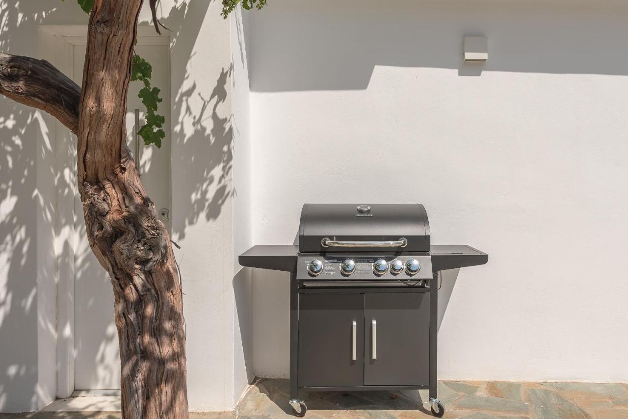 Villa Luna Private Heated Hydro Pool Bbq Beach 4Min Agia Marina Mikrolimanou Bagian luar foto