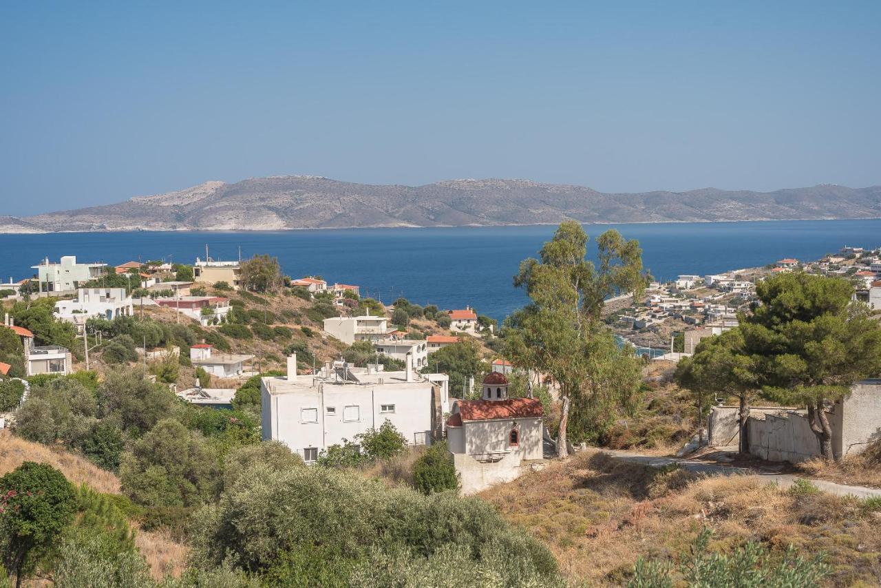 Villa Luna Private Heated Hydro Pool Bbq Beach 4Min Agia Marina Mikrolimanou Bagian luar foto